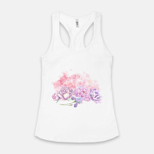 Floral Women's Racerback Tank Next Level 1533